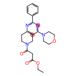 3-(4-MORPHOLIN-4-YL-2-PHENYL-7,8-DIHYDRO-5H-PYRIDO[4,3-D]PYRIMIDIN-6-YL)-3-OXO-PROPIONIC ACID ETHYL ESTER