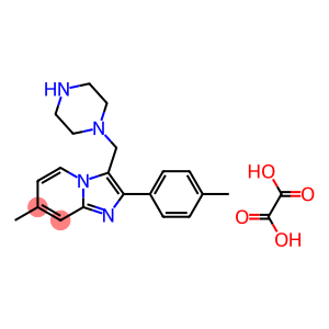 7-METHYL-3-PIPERAZIN-1-YLMETHYL-2-P-TOLYL-IMIDAZO[1,2-A]PYRIDINE OXALATE