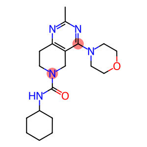 2-METHYL-4-MORPHOLIN-4-YL-7,8-DIHYDRO-5H-PYRIDO[4,3-D]PYRIMIDINE-6-CARBOXYLIC ACID CYCLOHEXYLAMIDE