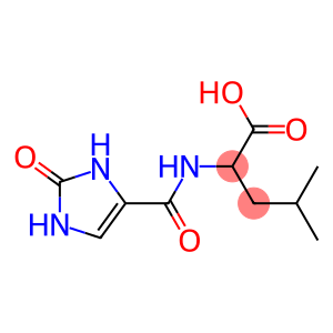 4-methyl-2-[(2-oxo-2,3-dihydro-1H-imidazol-4-yl)formamido]pentanoic acid