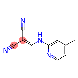 2-{[(4-methyl-2-pyridyl)amino]methylidene}malononitrile