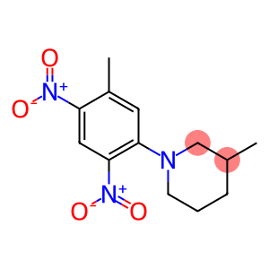 3-methyl-1-(5-methyl-2,4-dinitrophenyl)piperidine