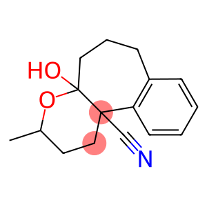 3-Methyl-4a-hydroxy-1,2,3,4a,5,6,7,11b-octahydrobenzo[3,4]cyclohepta[1,2-b]pyran-11b-carbonitrile