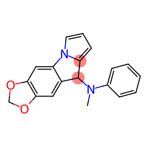 6,7-(Methylenebisoxy)-N-methyl-N-phenyl-9H-pyrrolo[1,2-a]indol-9-amine