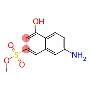 7-Amino-4-hydroxy-2-naphthalenesulfonic acid, methyl ester