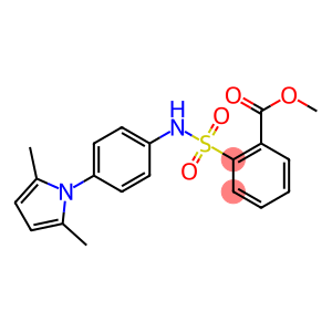 methyl 2-{[4-(2,5-dimethyl-1H-pyrrol-1-yl)anilino]sulfonyl}benzenecarboxylate