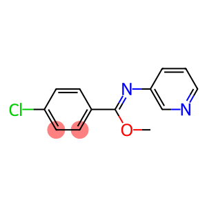 methyl 4-chloro-N-(3-pyridinyl)benzenecarboximidoate