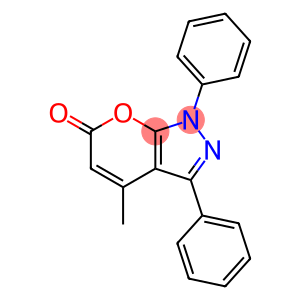 4-methyl-1,3-diphenyl-1,6-dihydropyrano[2,3-c]pyrazol-6-one