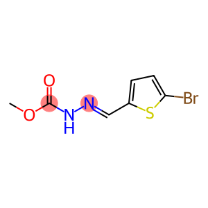 methyl 2-[(E)-(5-bromo-2-thienyl)methylidene]-1-hydrazinecarboxylate