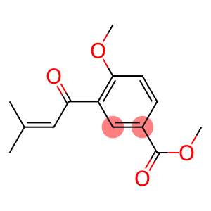 methyl-4-methoxy-3-(3-methyl-2-butenoyl) benzoate