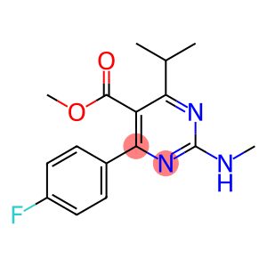METHYL 4-(4-FLUOROPHENYL)-6-ISOPROPYL-2-(N-METHYLAMINO) PYRIMIDINE-5-CARBOXYLATE