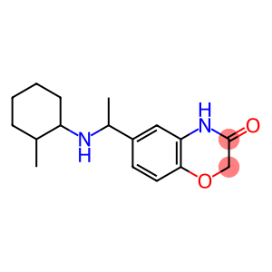 6-{1-[(2-methylcyclohexyl)amino]ethyl}-3,4-dihydro-2H-1,4-benzoxazin-3-one