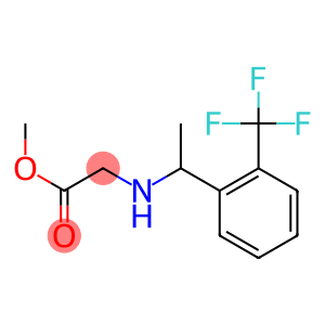 methyl 2-({1-[2-(trifluoromethyl)phenyl]ethyl}amino)acetate