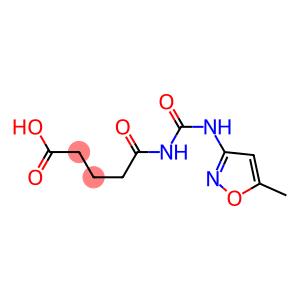 5-{[(5-methyl-1,2-oxazol-3-yl)carbamoyl]amino}-5-oxopentanoic acid
