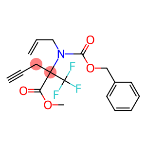 METHYL 2-(ALLYL[(BENZYLOXY)CARBONYL]AMINO)-2-(TRIFLUOROMETHYL)PENT-4-YNOATE