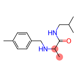 2-{[(4-methylphenyl)methyl]amino}-N-(2-methylpropyl)propanamide