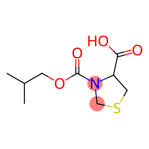 3-[(2-methylpropoxy)carbonyl]-1,3-thiazolidine-4-carboxylic acid