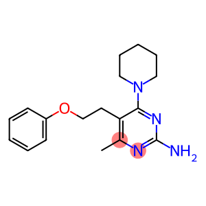 4-METHYL-5-(2-PHENOXYETHYL)-6-PIPERIDIN-1-YLPYRIMIDIN-2-AMINE