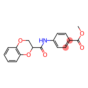 methyl 4-[(2,3-dihydro-1,4-benzodioxin-2-ylcarbonyl)amino]benzoate