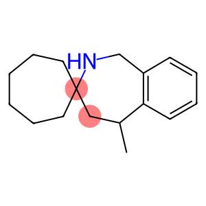 5-methyl-2,3,4,5-tetrahydrospiro[1H-2-benzazepine-3,1'-cycloheptane]