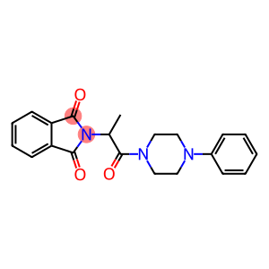 2-[1-methyl-2-oxo-2-(4-phenylpiperazin-1-yl)ethyl]-1H-isoindole-1,3(2H)-dione