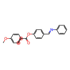 4-Methoxybenzoic acid 4-[(phenylimino)methyl]phenyl ester