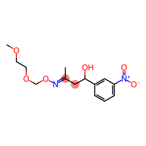 3-[(2-Methoxyethoxy)methoxyimino]-1-(m-nitrophenyl)butan-1-ol