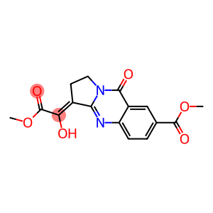 2-[(7-Methoxycarbonyl-1,2,3,9-tetrahydro-9-oxopyrrolo[2,1-b]quinazolin)-3-ylidene]-2-hydroxyacetic acid methyl ester