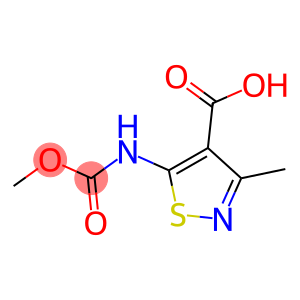 5-[(METHOXYCARBONYL)AMINO]-3-METHYLISOTHIAZOLE-4-CARBOXYLIC ACID