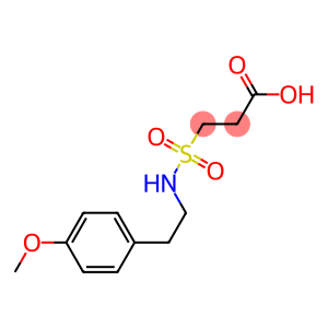 3-{[2-(4-methoxyphenyl)ethyl]sulfamoyl}propanoic acid