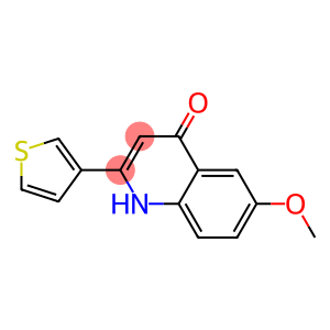 6-methoxy-2-thiophen-3-ylquinolin-4(1H)-one