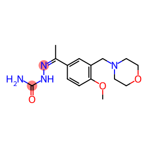 2-{1-[4-methoxy-3-(morpholinomethyl)phenyl]ethylidene}hydrazine-1-carboxamide