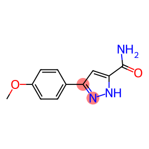 3-(4-甲氧苯基)-1H-吡唑-5-羧甲酰胺