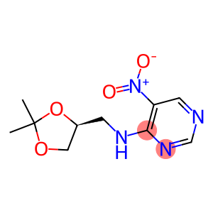 N-{[(4S)-2,2-dimethyl-1,3-dioxolan-4-yl]methyl}-5-nitropyrimidin-4-amine