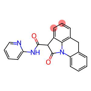 N-(2-Pyridinyl)-1,2-dihydro-1-oxo-6H-pyrrolo[3,2,1-de]acridine-2-carboxamide
