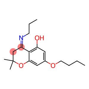 N-Propyl-2,2-dimethyl-5-hydroxy-7-butoxychroman-4-imine