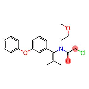 N-[1-(3-Phenoxyphenyl)-2-methyl-1-propenyl]-N-[2-methoxyethyl]-2-chloroacetamide