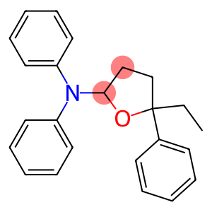 5,N,N-Triphenyl-5-ethyl-2-oxolanamine