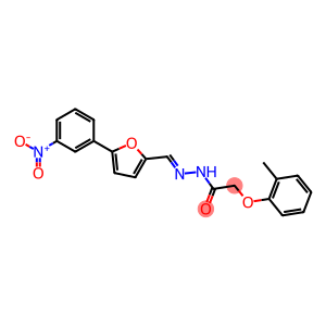 N'-[(5-{3-nitrophenyl}-2-furyl)methylene]-2-(2-methylphenoxy)acetohydrazide