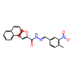 N'-{3-nitro-4-methylbenzylidene}naphtho[2,1-b]furan-2-carbohydrazide
