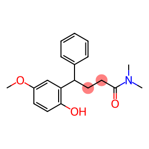 N,N-Dimethyl-4-(2-hydroxy-5-methoxyphenyl)-4-phenylbutyramide