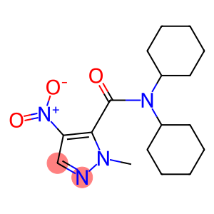 N,N-dicyclohexyl-4-nitro-1-methyl-1H-pyrazole-5-carboxamide
