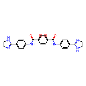N,N'-Bis[4-[(4,5-dihydro-1H-imidazol)-2-yl]phenyl]-1,4-benzenedicarboxamide