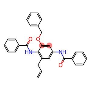N,N'-[2-Benzyloxy-6-(2-propenyl)-1,4-phenylene]bis(benzamide)