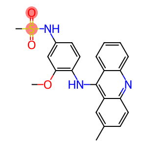 N-[3-Methoxy-4-[(2-methyl-9-acridinyl)amino]phenyl]methanesulfonamide