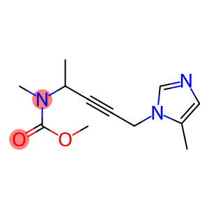 N-Methyl-N-[1-methyl-4-(5-methyl-1H-imidazol-1-yl)-2-butynyl]carbamic acid methyl ester