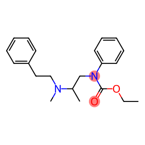 N-[2-(Methylphenethylamino)propyl]carbanilic acid ethyl ester