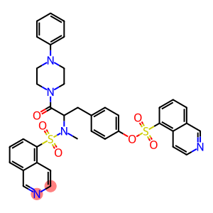 N-Methyl-N-[2-[4-(isoquinolin-5-ylsulfonyloxy)phenyl]-1-(4-phenylpiperazin-1-ylcarbonyl)ethyl]isoquinoline-5-sulfonamide