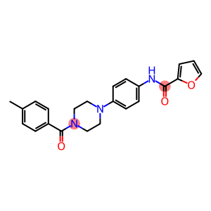N-{4-[4-(4-methylbenzoyl)-1-piperazinyl]phenyl}-2-furamide