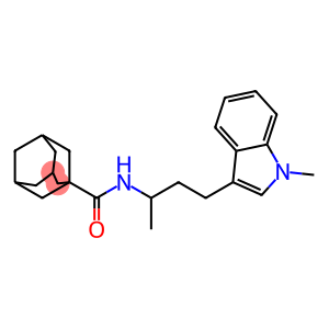 N-[1-METHYL-3-(1-METHYL-1H-INDOL-3-YL)PROPYL]-1-ADAMANTANECARBOXAMIDE